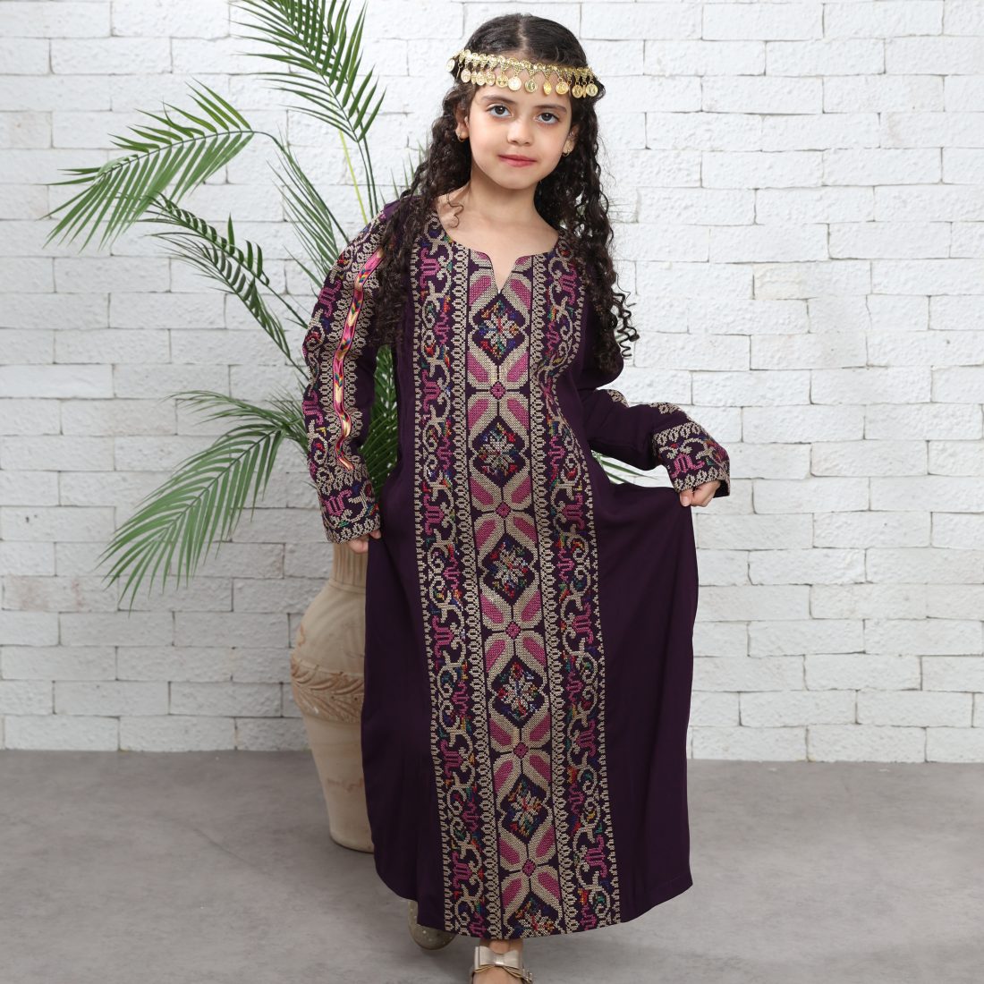 جلابية تطريز اردني